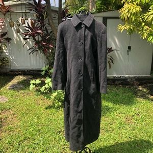 Cashmere Blend Liz Claiborne Herringbone Coat